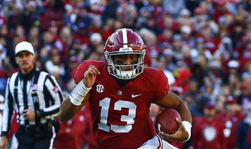 Alabama, led by quarterback Tua Tagovailoa, remains the leader of the pack in the College Football Playoff rankings with a 10-0 record. 
