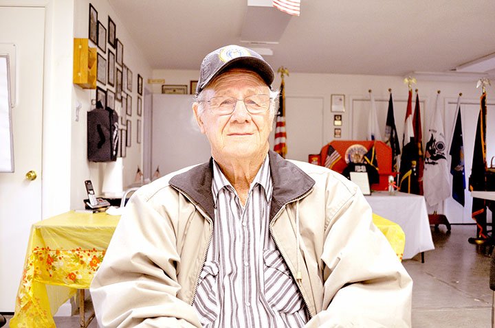 RACHEL DICKERSON/MCDONALD COUNTY PRESS Larry Caywood of Pineville is an Air Force veteran and a member of the American Legion Post 392 in Pineville.