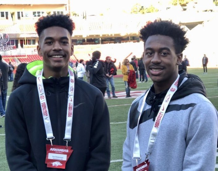 2021 WR Tre Roberson and 2020 WR Mike Pettway.