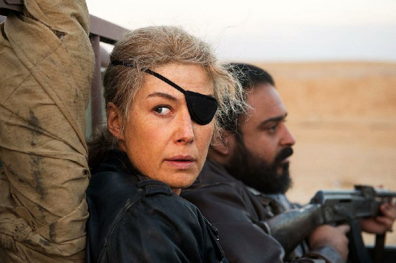 Marie Colvin (Rosamund Pike) is a troubled war correspondent in the fact-based A Private War, the first feature from documentary director Matthew Heineman. 