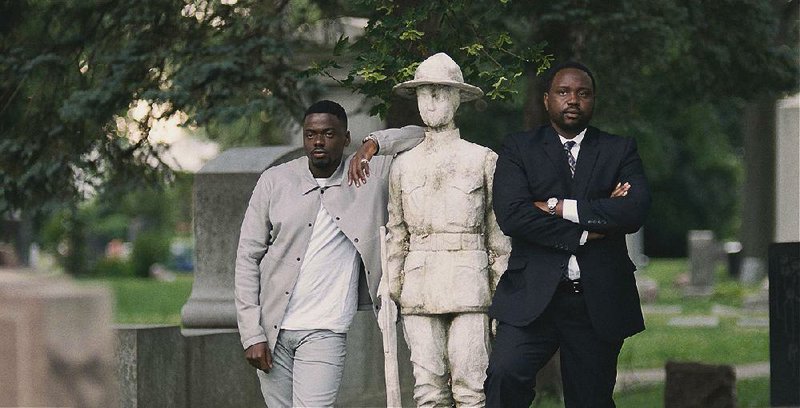 Jatemme Manning (Daniel Kaluuya) is the muscle for crime boss Jamal Manning (Brian Tyree Henry) in Steve McQueen’s crime thriller Widows. 