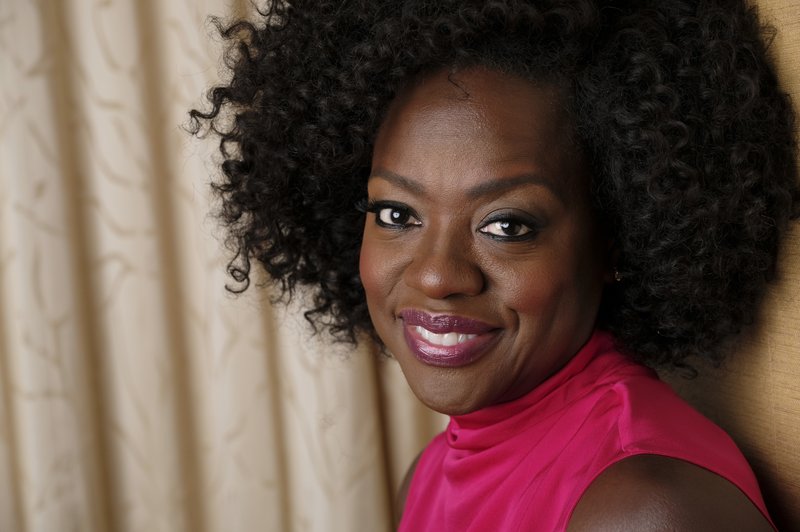 This Sept. 9, 2018 photo shows Viola Davis, a cast member in the film &quot;Widows,&quot; posing for a portrait at the Ritz-Carlton Hotel during the Toronto International Film Festival in Toronto. (Photo by Chris Pizzello/Invision/AP)