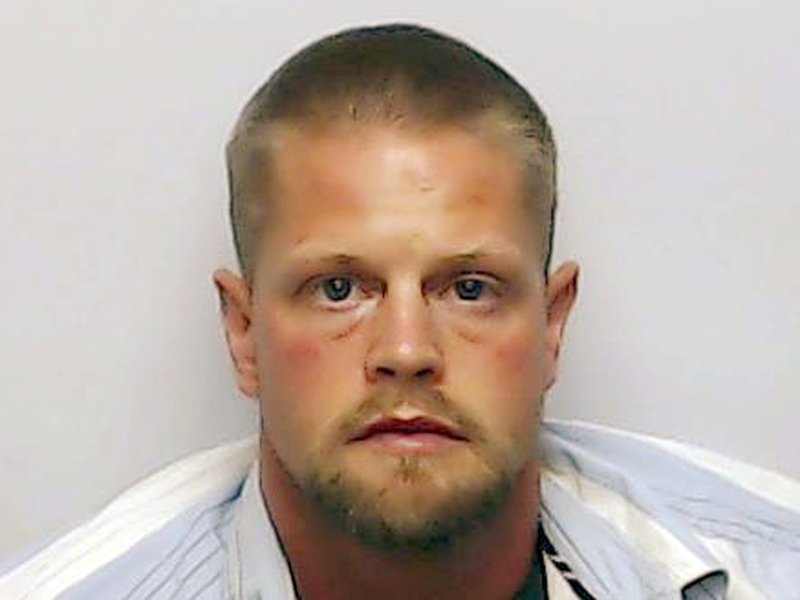 FILE - This photo provided by the Clark County, Indiana., Sheriff's Office shows Joseph Oberhansley. A Clark County judge ruled Thursday, Nov. 15, 2018 that Oberhansley is competent to stand trial after prosecutors and the Jeffersonville man’s attorneys filed an agreement saying a competency hearing scheduled for Friday wasn’t needed. Oberhansley is accused of killing his ex-girlfriend and eating parts of her body. (Clark County Sheriff's Office via AP, File)

