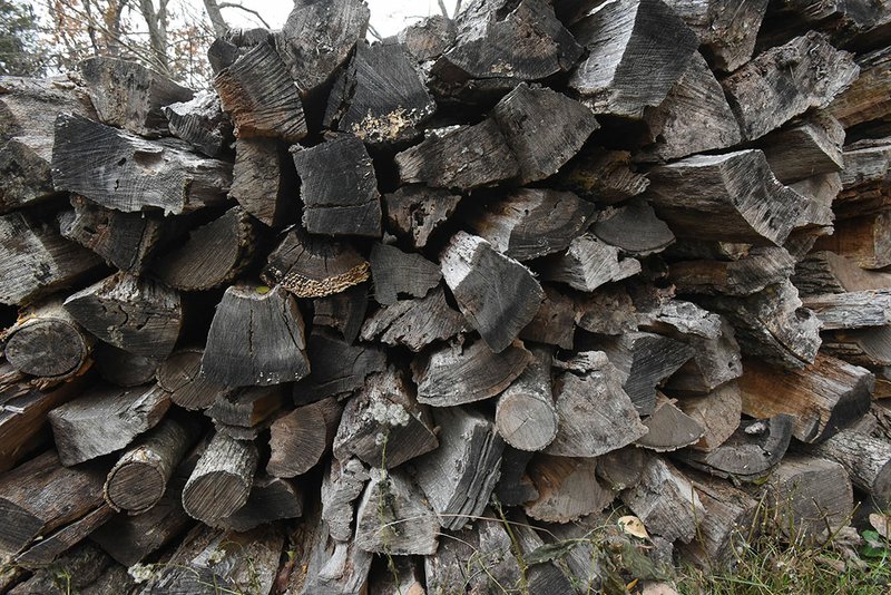 NWA Democrat-Gazette/FLIP PUTTHOFF An ample supply of firewood is always in order when autumn knocks on winter's door.