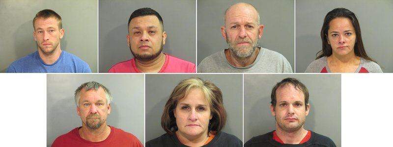 Ryan Headrick (from top left), Alfonso Herrera, Kenneth Howell, Anita Mann, Roger Martin (from bottom left) Cynthia Meadors and Joseph Raniewicz