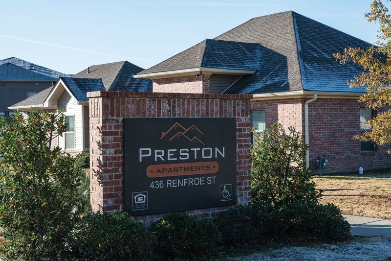 The Preston Apartment complex at 436 Renfroe Street in Magnolia. 