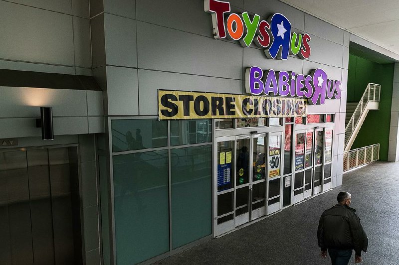 This Toys R Us in New York City is one of hundreds of stores that the bankrupt retailer closed this year.  