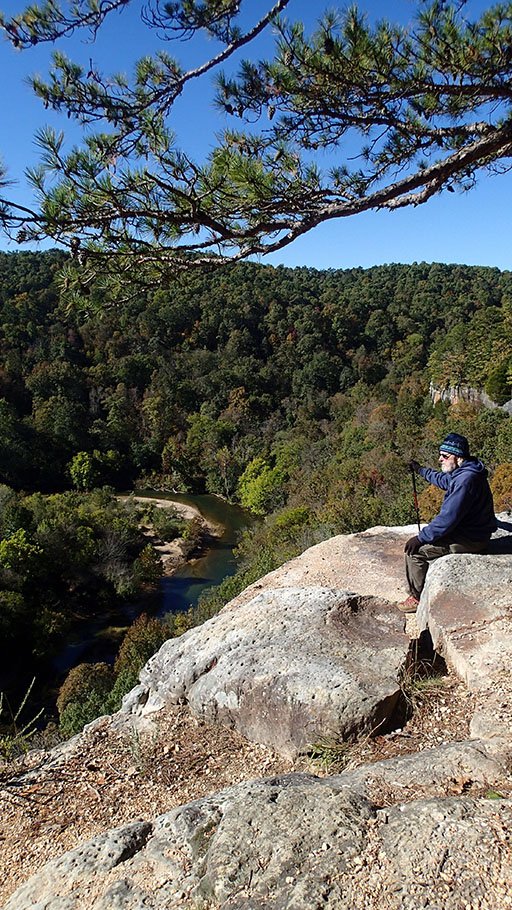 NWA Democrat-Gazette/FLIP PUTTHOFF The view from the Kings River Overlook is worthy of a photograph or painting.