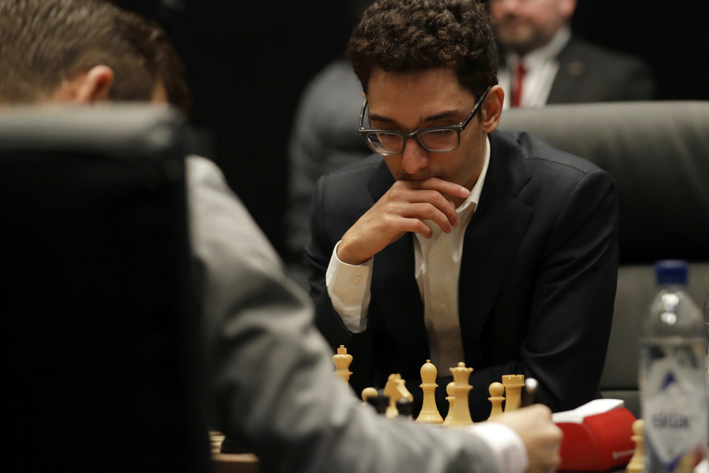 Fabiano Caruana out in front