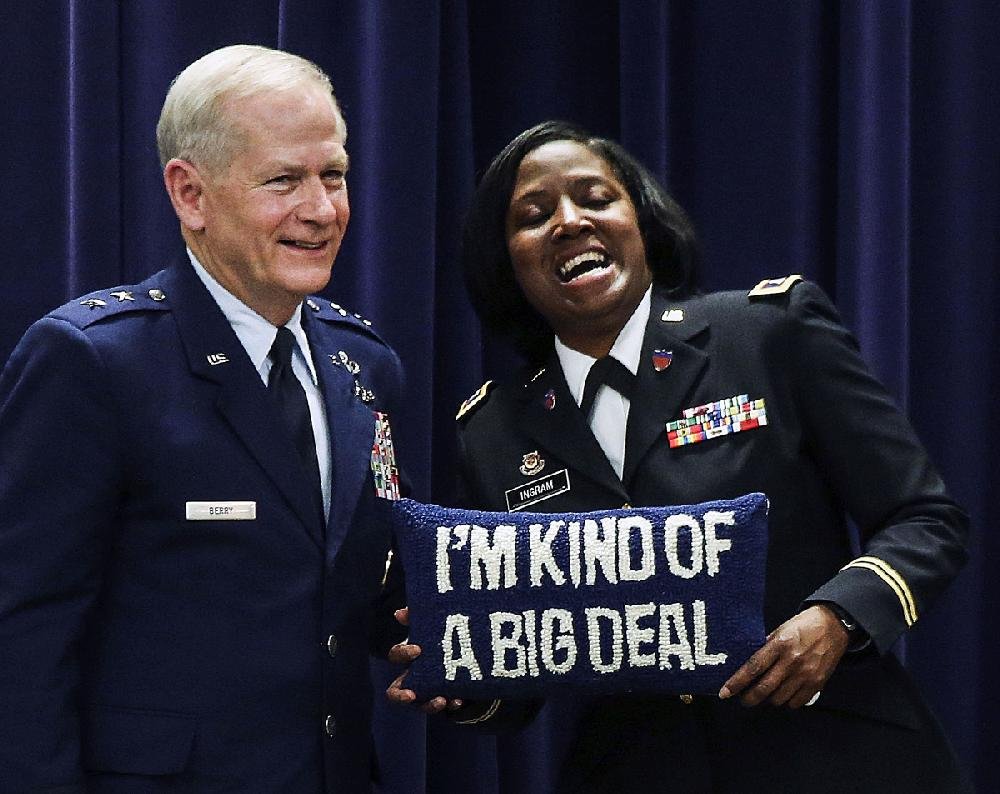 Arkansas National Guard's first black female colonel credits her 'village'