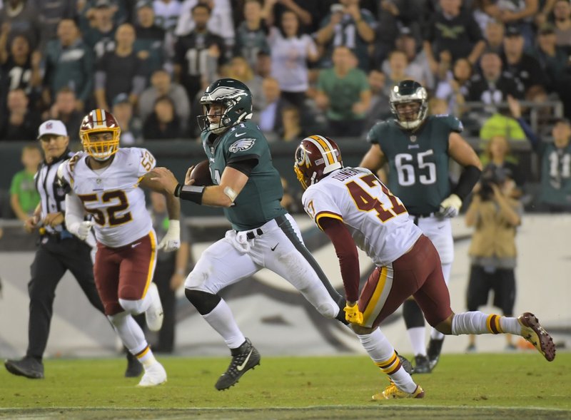 Redskins expect MVP version of Wentz | Northwest Arkansas Democrat-Gazette