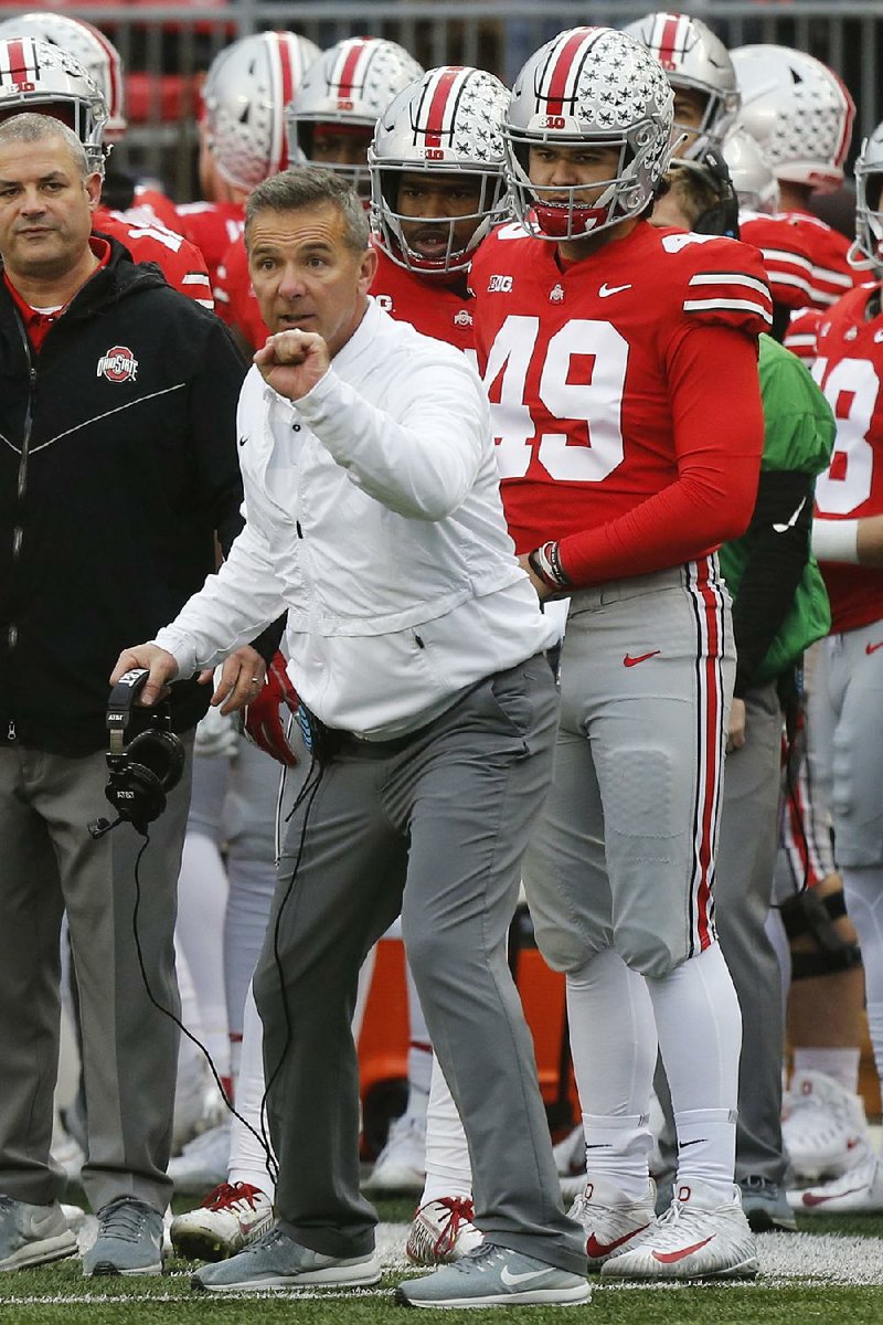 Ahead of today’s Big Ten Champion- ship Game against Northwestern, Ohio State Coach Urban Meyer said Friday that the Buckeyes are focused on playing football and are tuning out speculation about his coaching future and talk about what the team needs to do to earn a spot in the College Football Playoff.