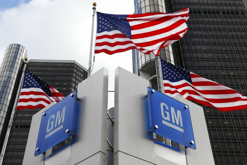 This Nov. 18, 2010, file photo shows General Motors headquarters in Detroit. (AP Photo/Paul Sancya, File)