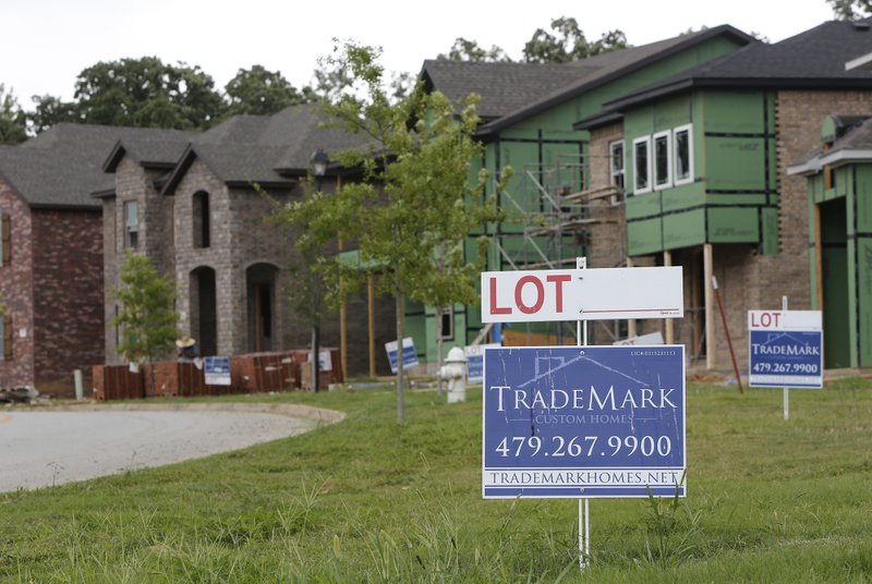 NWA Democrat-Gazette/FILE PHOTO New construction and houses for sale in Fayetteville.
