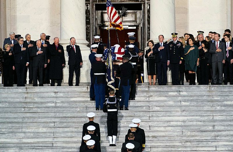 Nation honors 41st president; Bush's body at Capitol for 3 ...