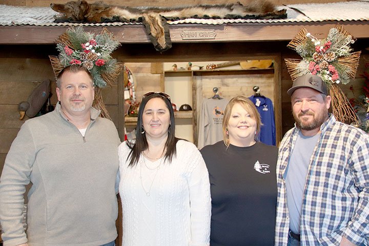 LYNN KUTTER ENTERPRISE-LEADER Owners of Mattyson Marie Clothing Co., and Butch &amp; Koonz , a new shop in Prairie Grove, are Glenn &quot;Butch&quot; Norwood, left, Lillie Norwood, Jodi Koonz, Ricky Koonz.