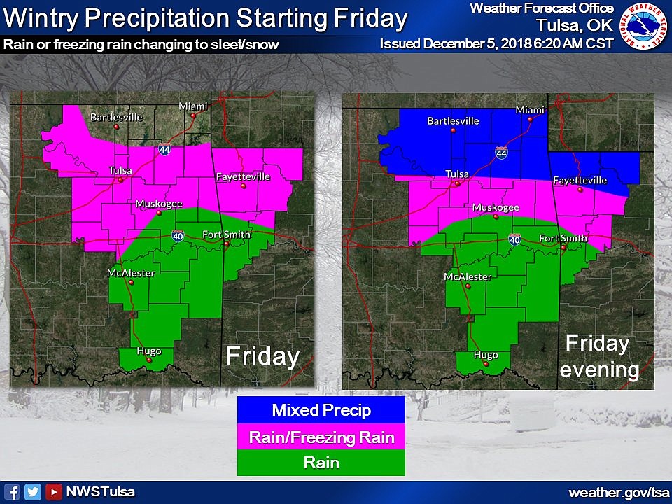 Winter storm watch issued for parts of Oklahoma, Texas, Arkansas ...