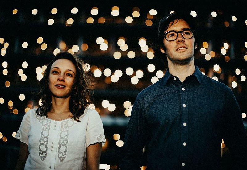 Mandolin Orange is Emily Frantz, left, and Andrew Marlin.