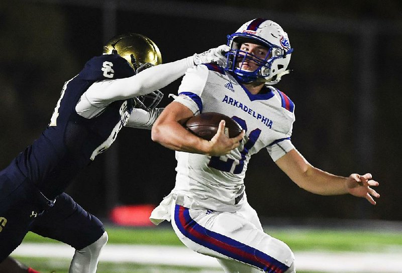 Arkadelphia junior quarterback Cannon Turner has passed for 1,255 yards and 12 touchdowns, and rushed for 1,132 yards with 12 scores entering today’s Class 4A final against Joe T. Robinson.