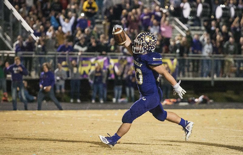 Booneville senior fullback Carson Ray has rushed for 1,595 yards and 30 touchdowns heading into today’s Class 3A championship game against Osceola.