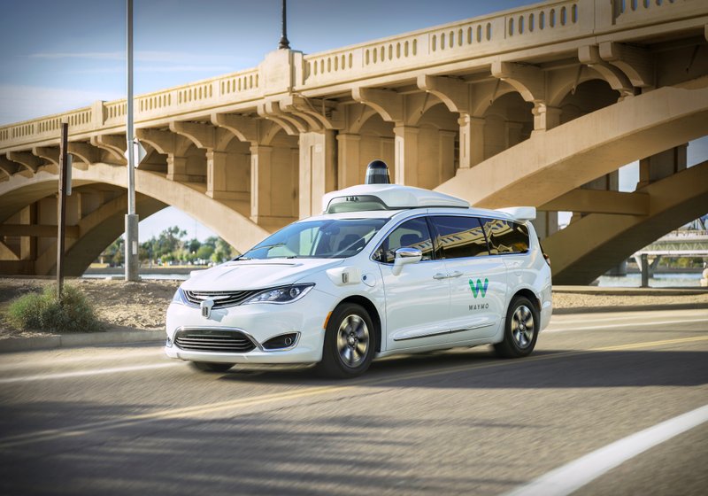 AP/Waymo Waymo's self-driving vehicles started picking up paying riders last week in the Phoenix area.