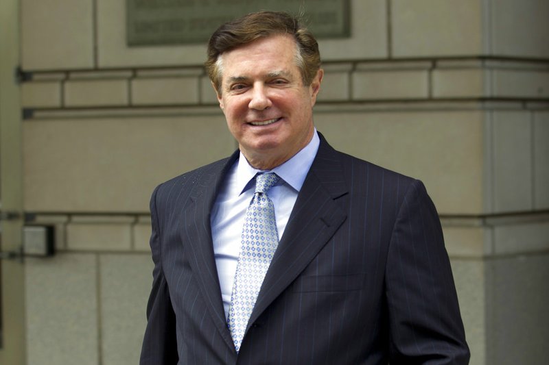 In this May 23, 2018 file photo, Paul Manafort, President Donald Trump's former campaign chairman, leaves the Federal District Court after a hearing in Washington. 