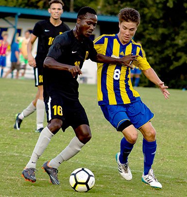 Photo courtesy of JBU Sports Information John Brown senior soccer player Ryan Williams was named an NAIA All-American, the NAIA announced recently.