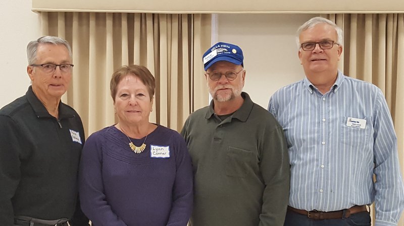 Photo submitted Courtesy Van volunteer drivers recognized for years of service are Ralph Patterson (left), Lynn Conner, John Kittelson and Allen Lovell.