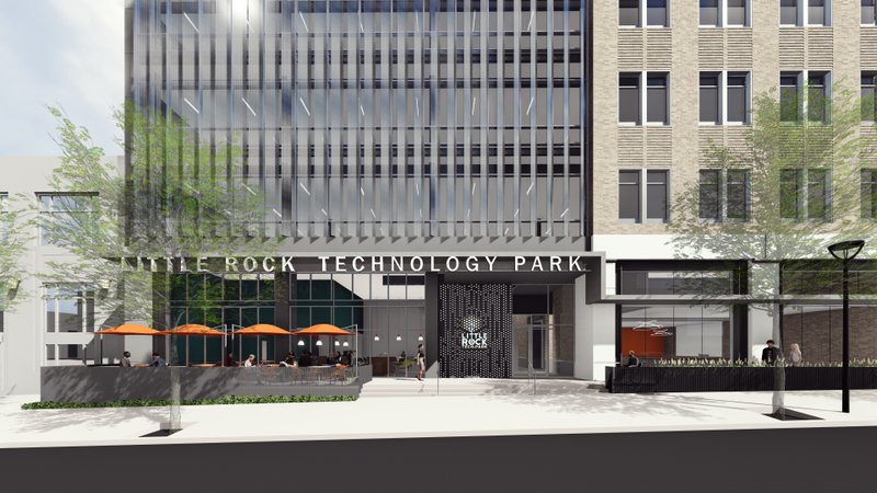 Renderings of the Little Rock Technology Park's second phase were released at the Little Rock Tech Park Authority Board's Wednesday meeting. Image courtesy of the Little Rock Technology Park.