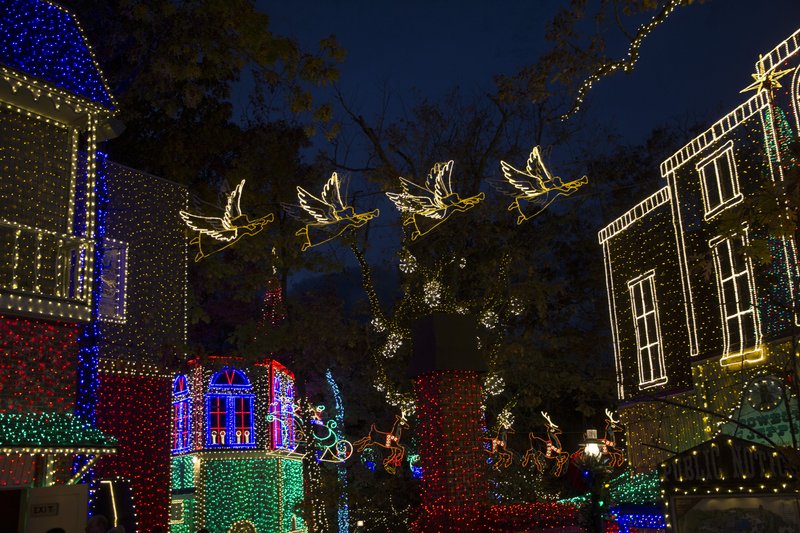 Millions of LED lights have transformed Silver Dollar City theme park in Branson into a vibrant Christmas wonderland.