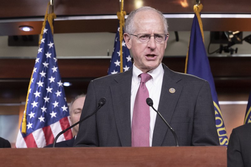  In this May 16, 2018, file photo, House Agriculture Committee Chairman Mike Conaway, R-Texas, speaks about the farm bill during a news conference on Capitol Hill in Washington. The House easily passed on Dec. 12, the farm bill, a massive legislative package that reauthorizes agriculture programs and food aid. (AP Photo/J. Scott Applewhite, File)