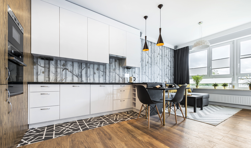 Home trends for 2019 include hiding appliances for a cleaner look and incorporating natural elements into interiors.