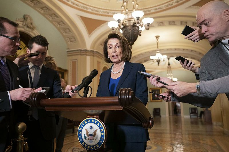 House Democratic leader Nancy Pelosi said Tuesday that Democratic lawmakers would not accept a $1 billion “slush fund” for President Donald Trump’s border wall. 
