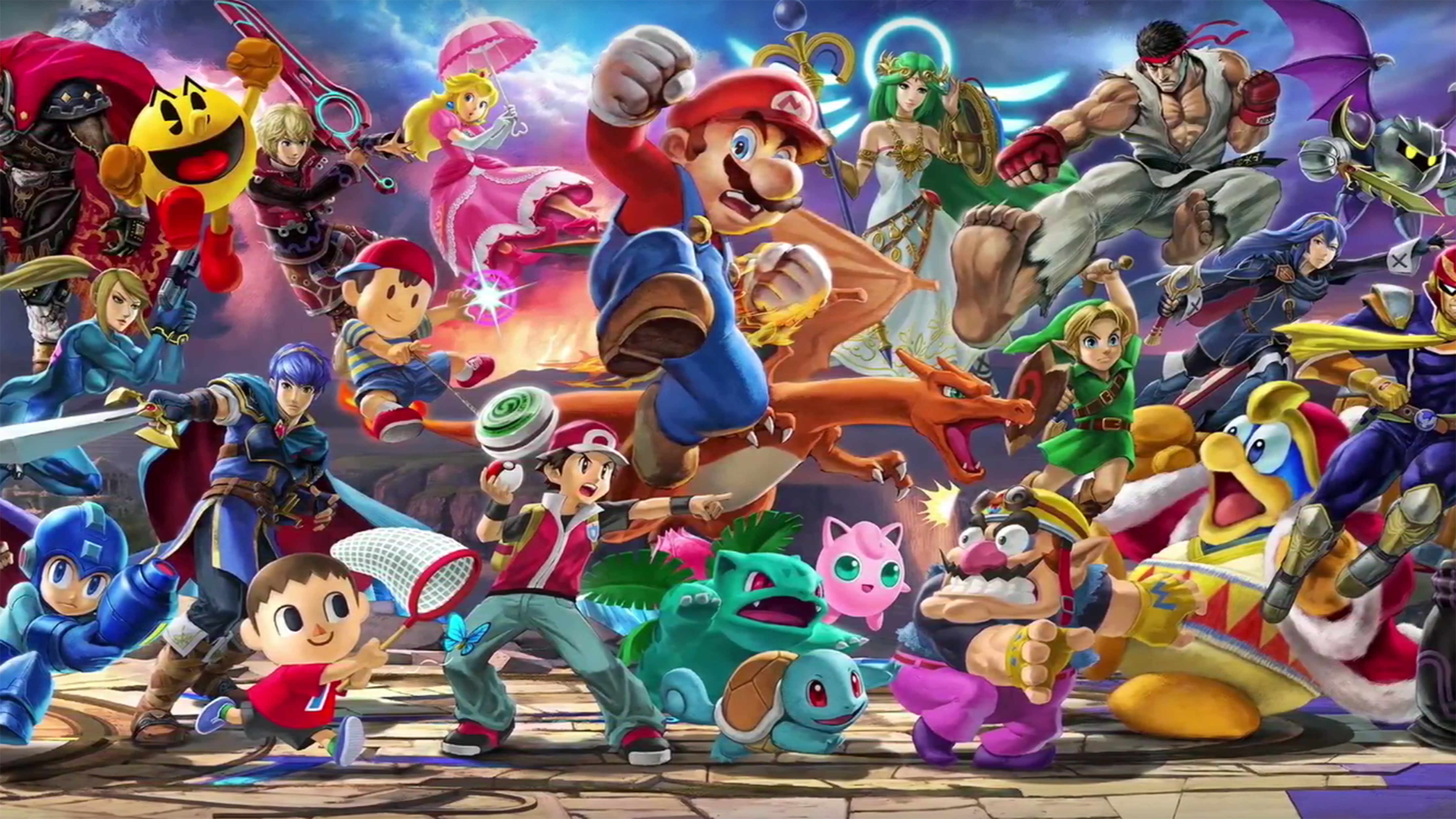 Game On Mario Luigi And All The Gang Make New Smash Bros Really