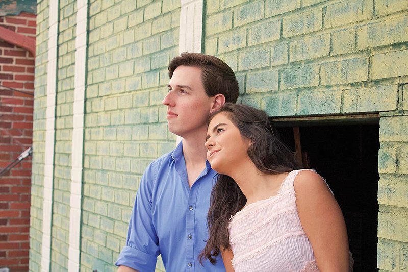 Mark A. Burbank and Madeline Martin play the young lovers Tony and Maria in the Young Players Second Stage upcoming production of West Side Story. The musical will open Thursday and continue through Jan. 13 at the Royal Theatre in Benton.