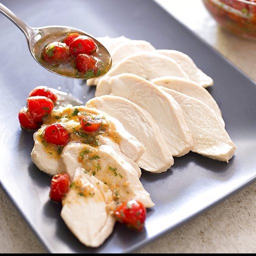 Poaching Chicken Assures Moistness Every Time