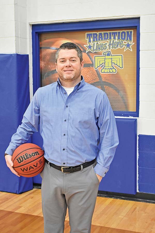 Damon Teas is in his first season as boys basketball coach at Guy-Perkins High School, taking over for Arkansas Sports Hall of Fame coach John Hutchcraft, who retired following the 2017-18 season, which ended with the Class 1A state championship.