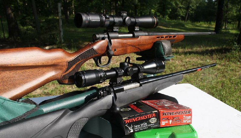 With factory ammo, the author’s Ruger M77 “Swede” prints tight cloverleaf patterns at 100 yards. 