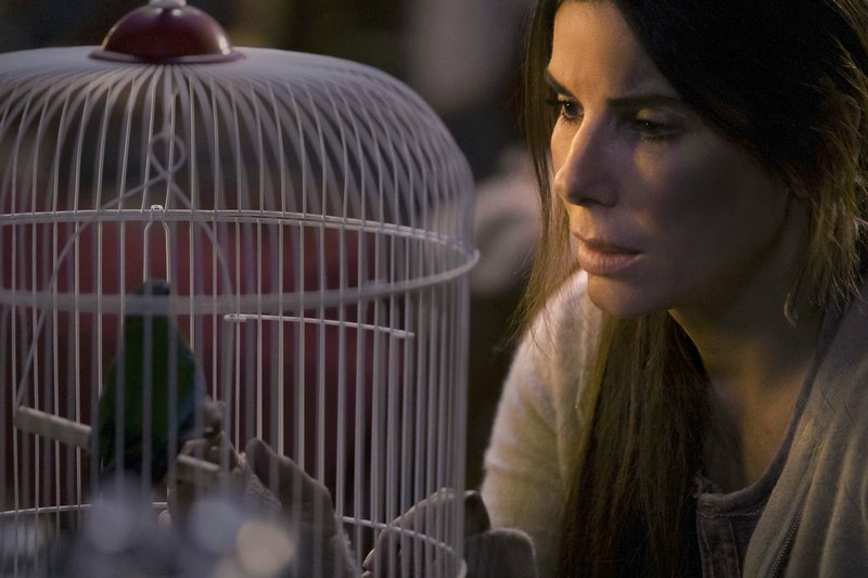 This image released by Netflix shows Sandra Bullock in a scene from the film, "Bird Box." Netflix said Wednesday, Jan. 2, 2019, that 45 million subscriber accounts worldwide watched the Bullock thriller "Bird Box" during its first seven days on the service, the biggest first-week success of any movie made for the company's nearly 12-year-old streaming service. (Merrick Morton/Netflix via AP)