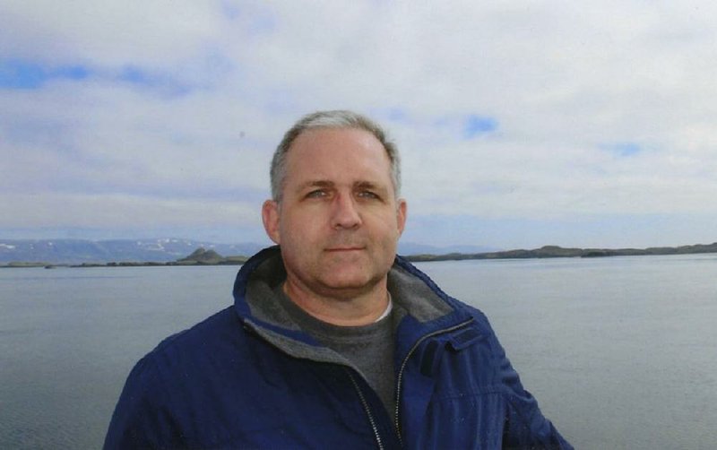 This undated photo provided by the Whelan family shows Paul Whelan in Iceland. Whelan, a former U.S. Marine arrested in Russia on espionage charges, was visiting Moscow over the holidays to attend a wedding when he suddenly disappeared, his brother said Tuesday, Jan. 1, 2019. 