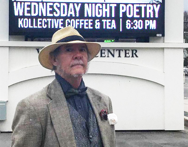 Submitted photo FEATURED POET: Vagabond poet and songwriter Ken Blair will be featured at this week's Wednesday Night Poetry.