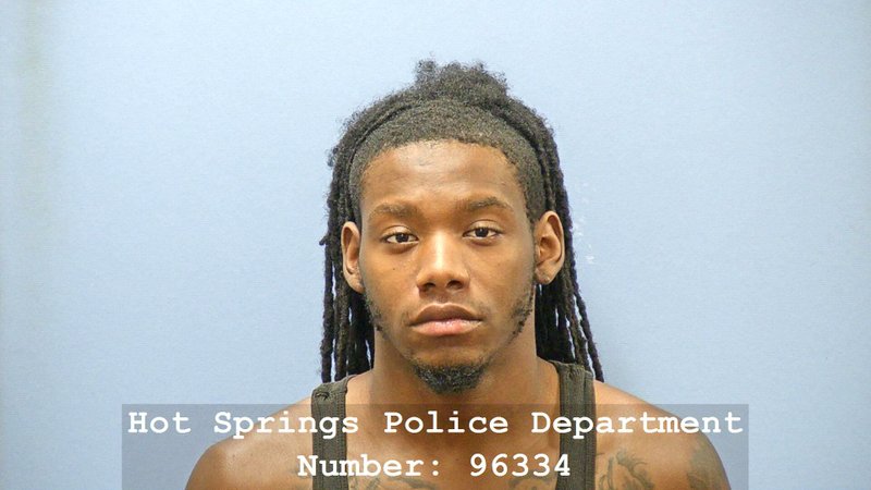 A Hot Springs police handout photo of De' Andre Wood.