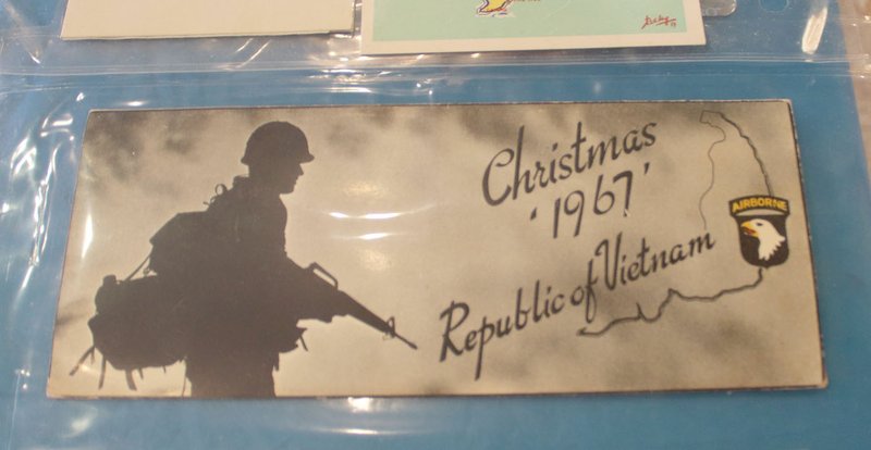 LYNN KUTTER ENTERPRISE-LEADER A Christmas card sent home from a soldier during the Vietnam War for Christmas 1967.