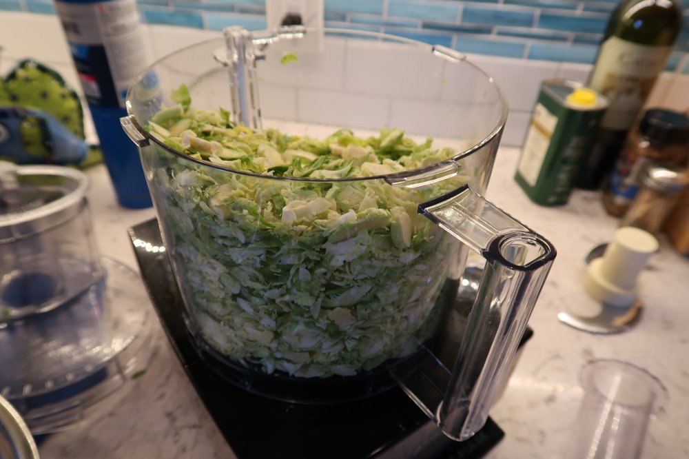 easily sliced with a slicing blade on a food processor