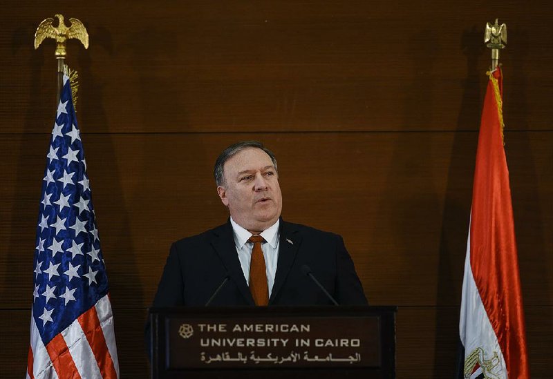 “The good news is this: The age of self-inflicted American shame is over, and so are the policies that produced so much needless suffering,” Secretary of State Mike Pompeo declared Thursday in his speech in Cairo. An aide to former President Barack Obama said the speech was “like listening to someone from a parallel universe” in which the Middle East’s shortcomings were ignored. 