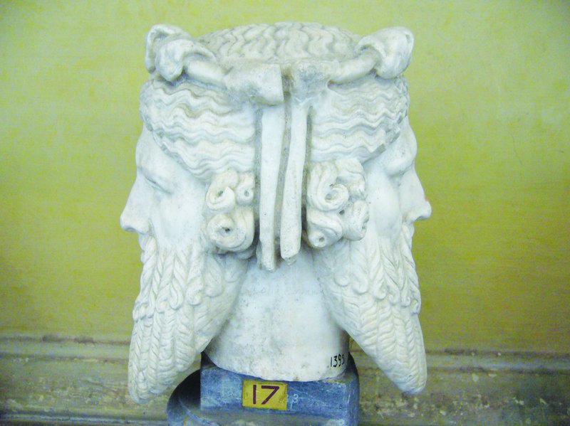 Bust of the Roman god Janus at the Vatican museum, Rome (Loudon Dodd, CC BY-SA 3.0)