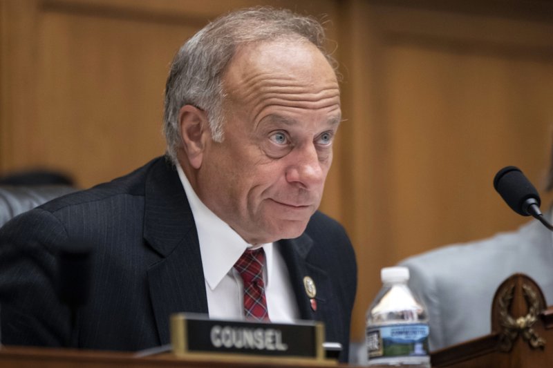 In this June 8, 2018, file photo, Rep. Steve King, R-Iowa, is shown at a hearing on Capitol Hill in Washington. 