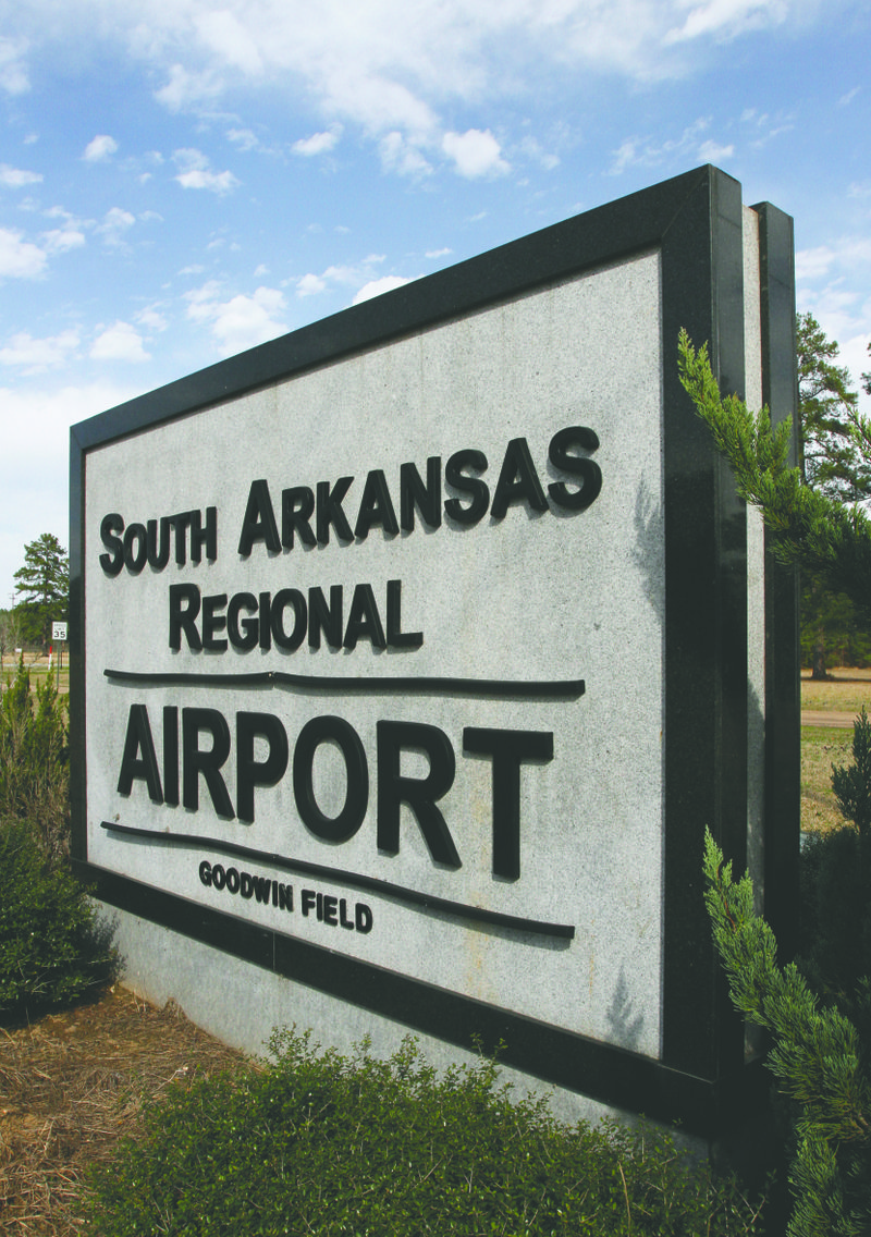 The South Arkansas Regional Airport at Goodwin Field.