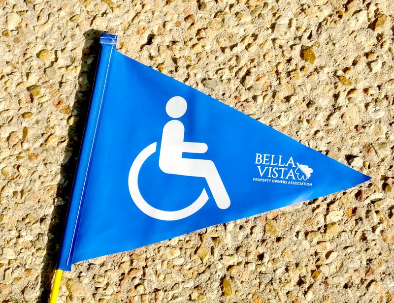 Lynn Atkins/The Weekly Vista Golf Operations believes there are enough new handicap flags for each course to issue one to anyone with a handicapped plate on his or her car or to any golfer over 80.
