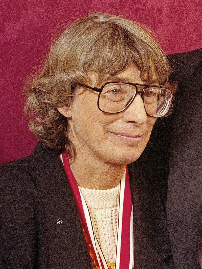 FILE - In this Nov. 18, 1992 file photo, Mary Oliver appears at the National Book Awards in New York where she received the poetry award for her book &quot;New and Selected Poems.&quot; Oliver, a Pulitzer Prize-winning poet whose rapturous odes to nature and animal life brought her critical acclaim and popular affection, died Thursday at her home in Hobe Sound, Fla. The case of death was lymphoma. She was 83. (AP Photo/Mark Lennihan, File)